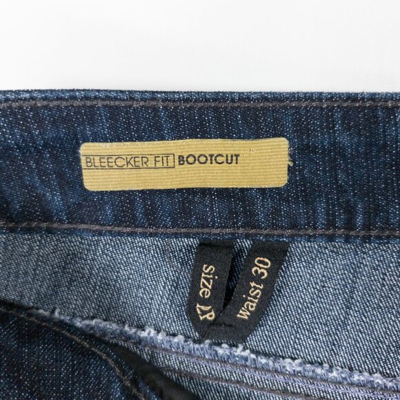 Nine West Pants Womens Sz 12 Petite Bootcut Jeans Mid Rise Dark Wash - Picture 5 of 7